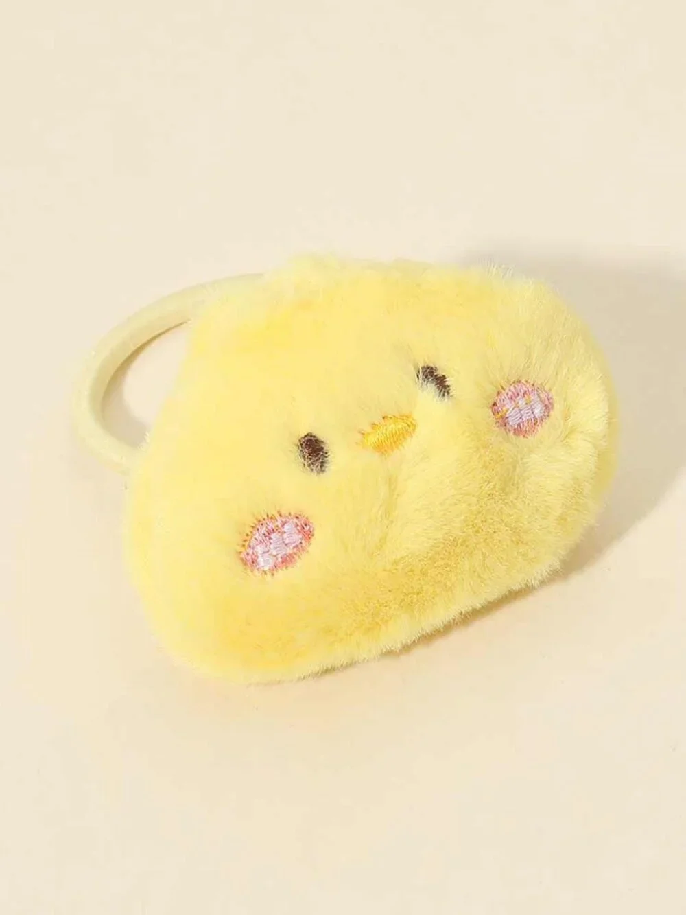 One Plush Animal Face Hair Band: Pig, Bunny, Chick, Bear, Panda or Frog